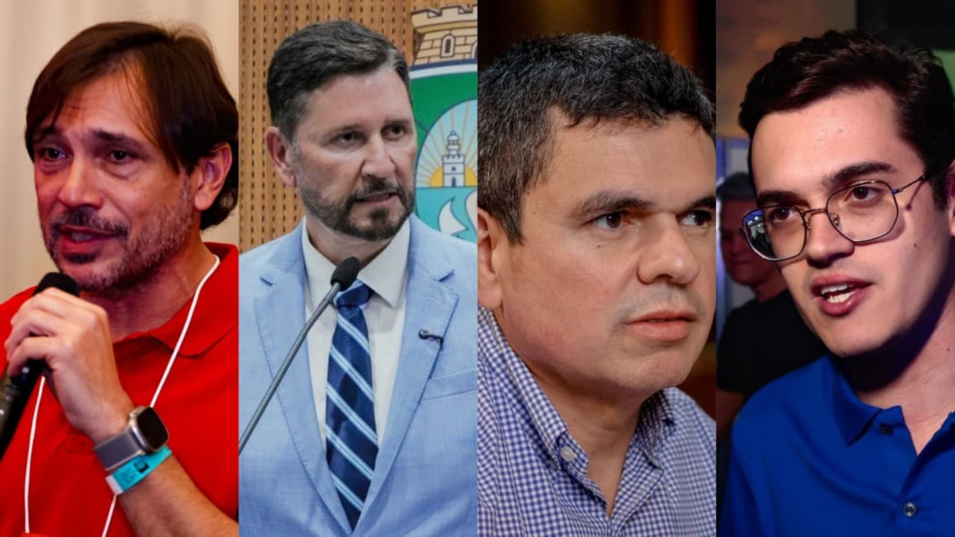 Governistas criticam Carmelo Neto (PL) por vídeo sobre operação que matou mais de 100 pessoas no Rio de Janeiro (Foto: Daniel Galber/Especial para O POVO / Fernanda Barros / Aurélio Alves / Samuel Setubal)