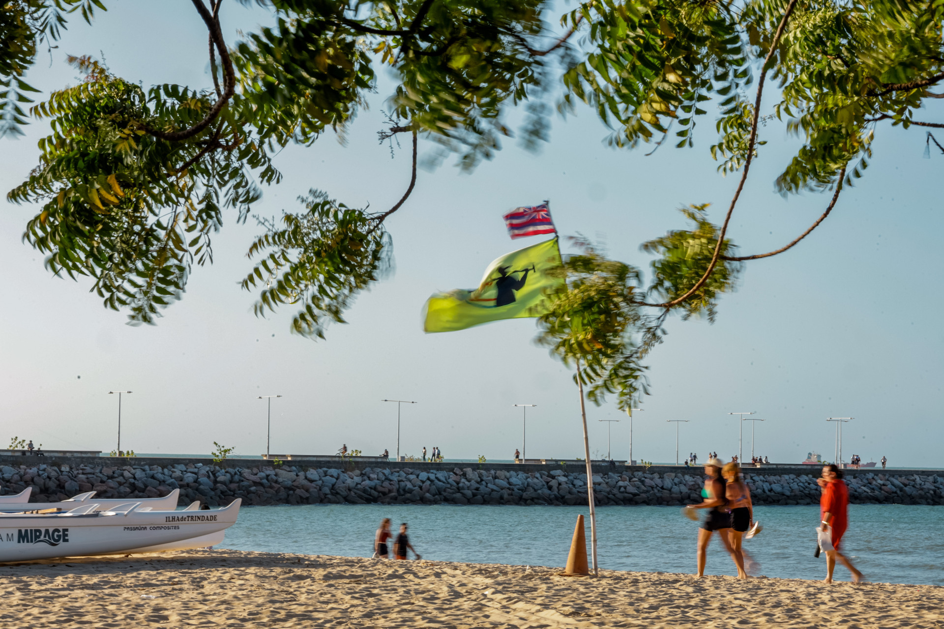 ￼VENTOS fortes amenizam o clima (Foto: FCO FONTENELE)