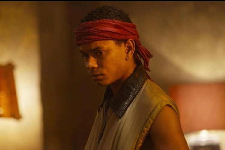 Personagem Saci interpretado por Wesley Guimarães na série Cidade Invisível