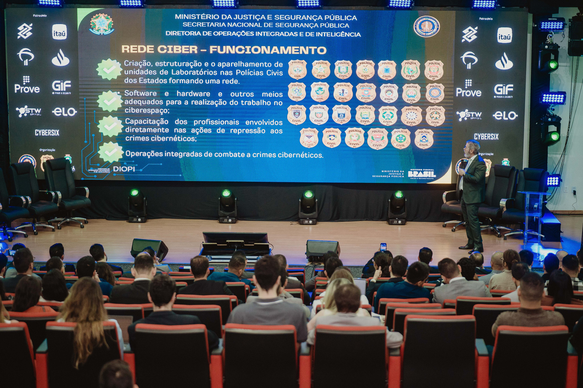 1º Encontro Nacional sobre Crimes Cibernéticos e Fraudes Digitais foi realizado na Cisp (Foto: JÚLIO CAESAR)