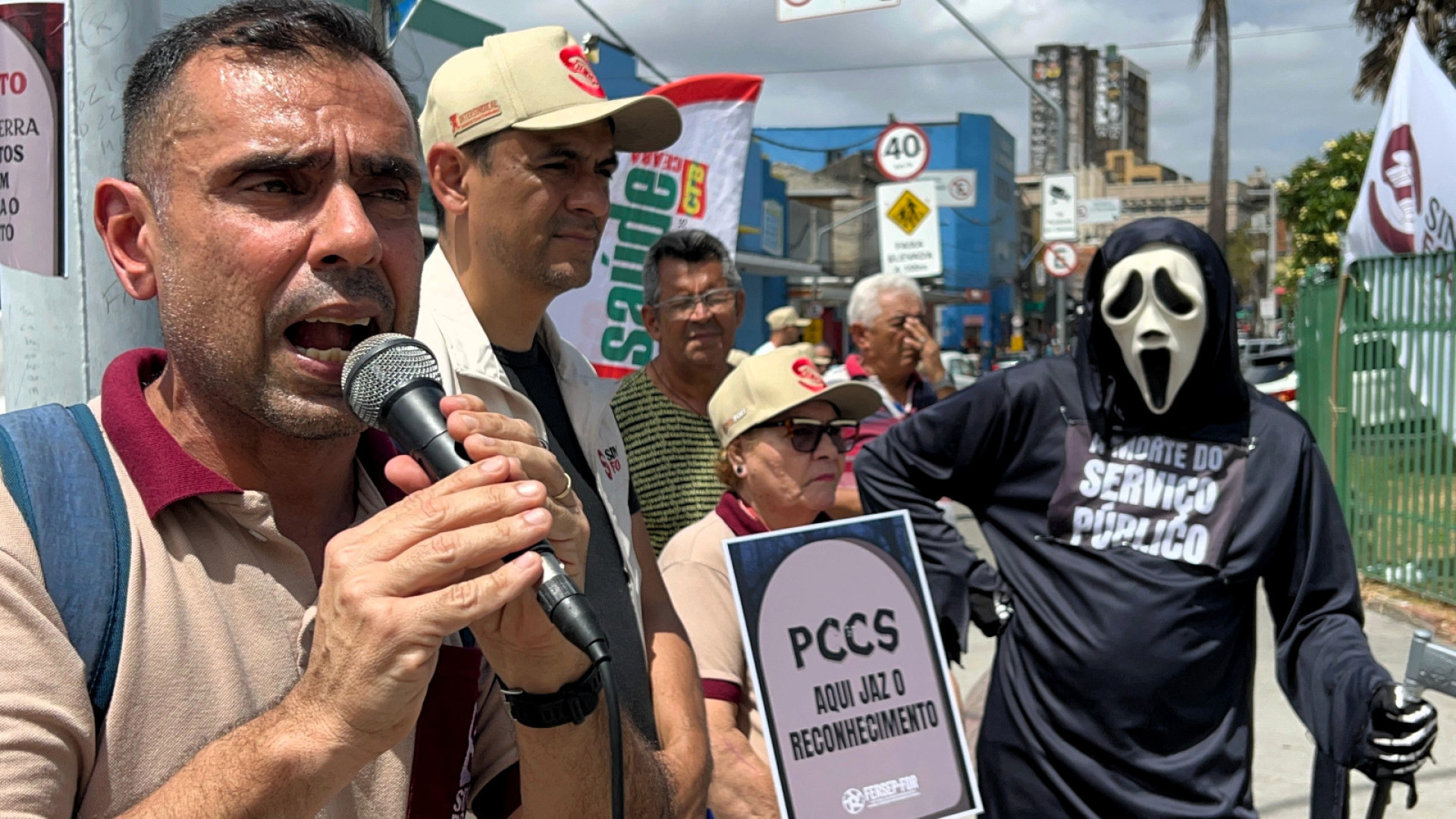 Manifestações integram iniciativa nacional contra a reforma administrativa (Foto: Silvio Mota/Divulgação/Sindifort)
