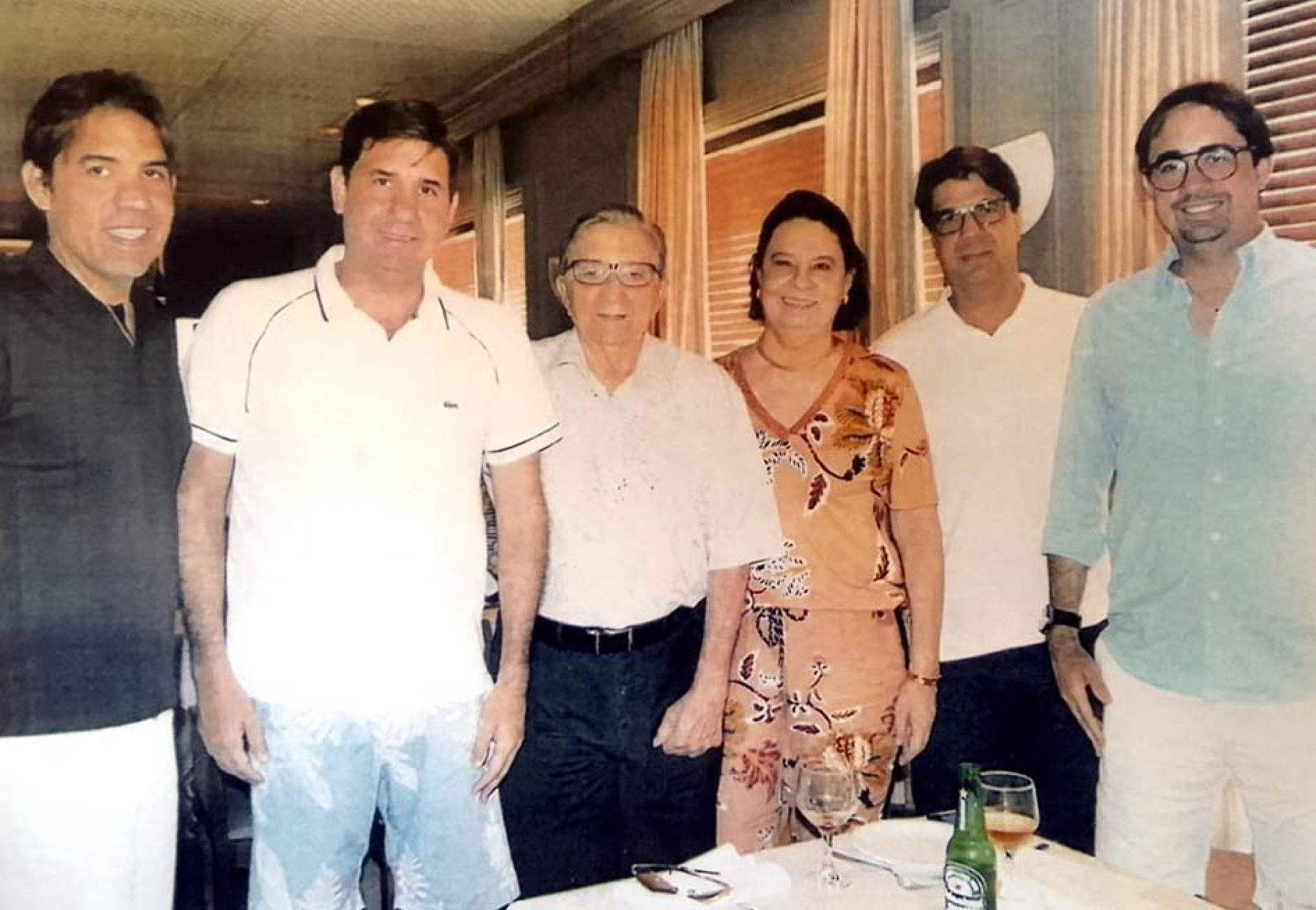 Deram sorte com o quarteto produzido, Rodrigo, Terceirinho, Marcelo e Pedro, tendo tudo partido quando atendi solicitação de Josué, que subiu à Torre do Iracema, de pedir ao patriarca Elizeu Batista a mão de Branca, aconteceu na Barbosa de Freitas (Foto: acervo pessoal)