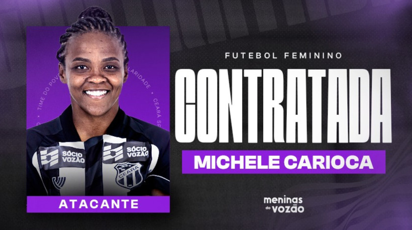 Michele Carioca retorna ao Ceará após quatro anos