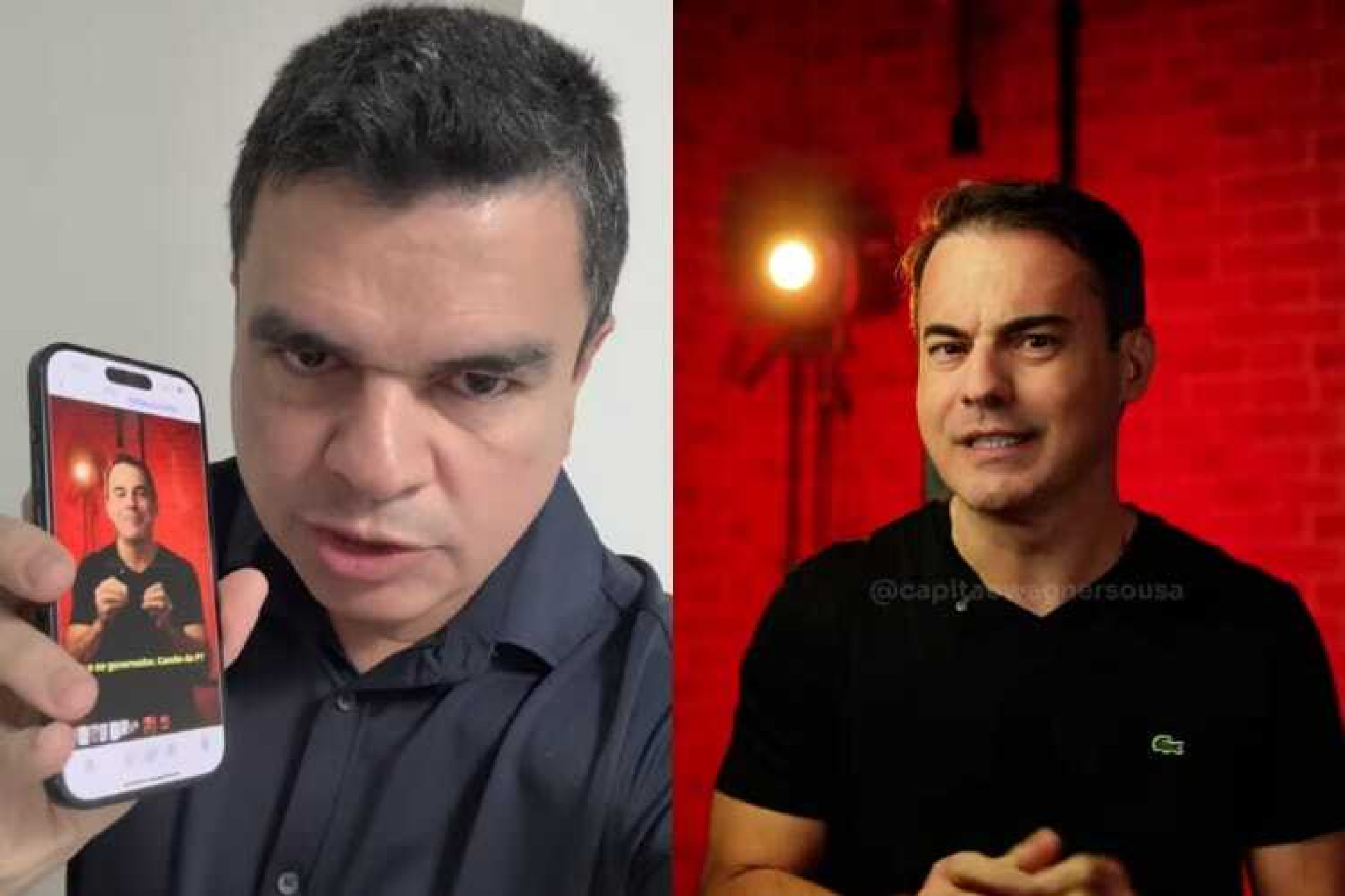 Segundo Chagas, essa e outras postagens inverídicas sobre ele, Camilo Santana e Elmano de Freitas serão judicializadas (Foto: Reprodução/Instagram)