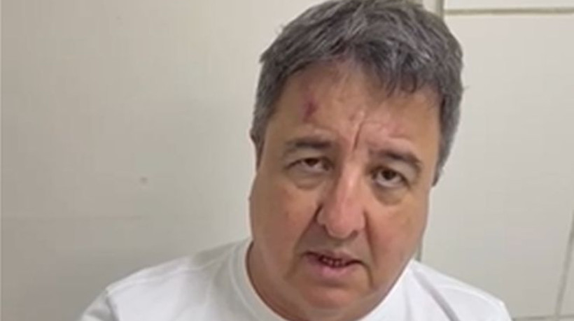 Danilo Forte tranquiliza amigos e familiares em vídeo após acidente de carro