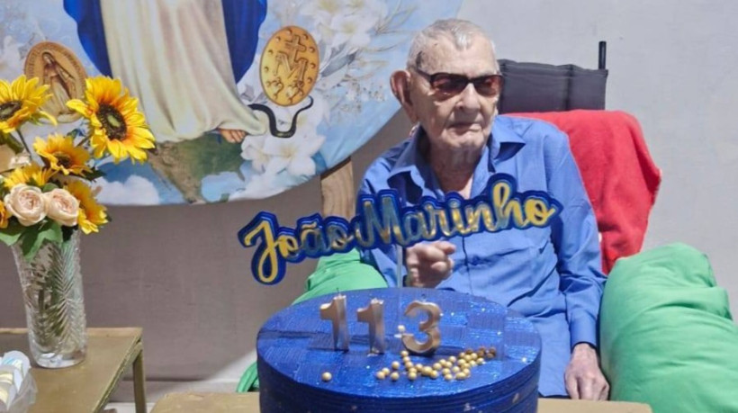 O cearense João Marinho é o último homem vivo nascido em 1912