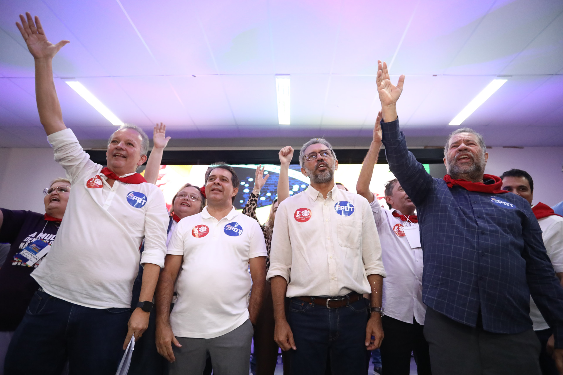 FORTALEZA-CE, BRASIL,01.11.2025: Eleição de diretórios do PDT.  (Fotos: Fabio Lima/OPOVO) (Foto: FÁBIO LIMA)