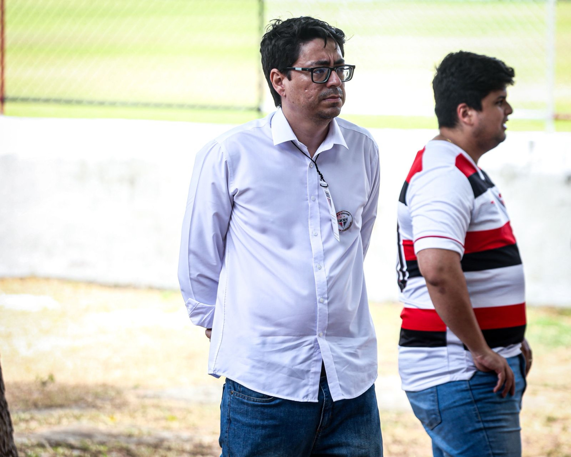 Rodger Raniery durante eleição do Ferroviário (Foto: Lenilson Santos/ Ferroviário AC)