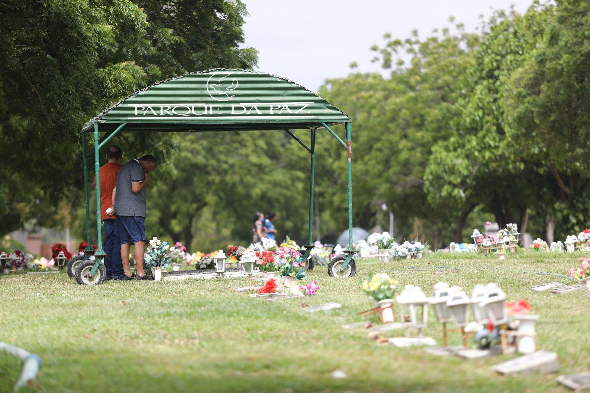 Imagem ilustrativa de apoio. Visitas aos cemitérios no dia de Finados, Parque da Paz (Foto: FÁBIO LIMA)