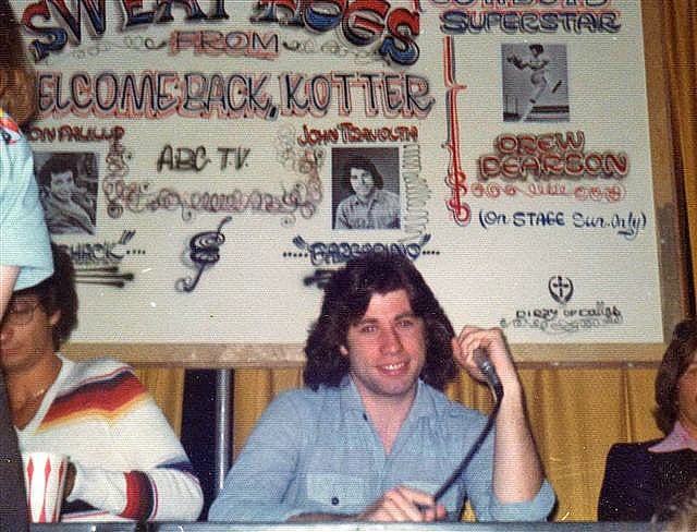 Travolta nasceu na cidade de Englewood, no estado de Nova Jérsei, mais ao Norte dos EUA. Ele é o 6º e filho mais novo do casal Helen e Salvatore Travolta. Sua mãe era irlandesa-americana, enquanto o pai era ítalo-americano. 