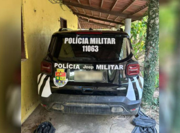 Homem estava com uma viatura falsa da polícia 
