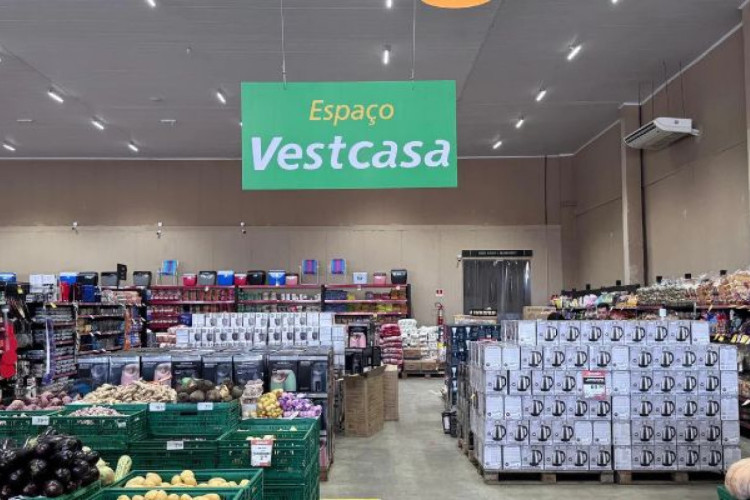 Espaço VestCasa dentro de uma das unidades da rede Pinheiro
