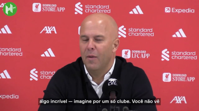 Slot elogia Salah por alcançar marca de 250 gols pelo Liverpool