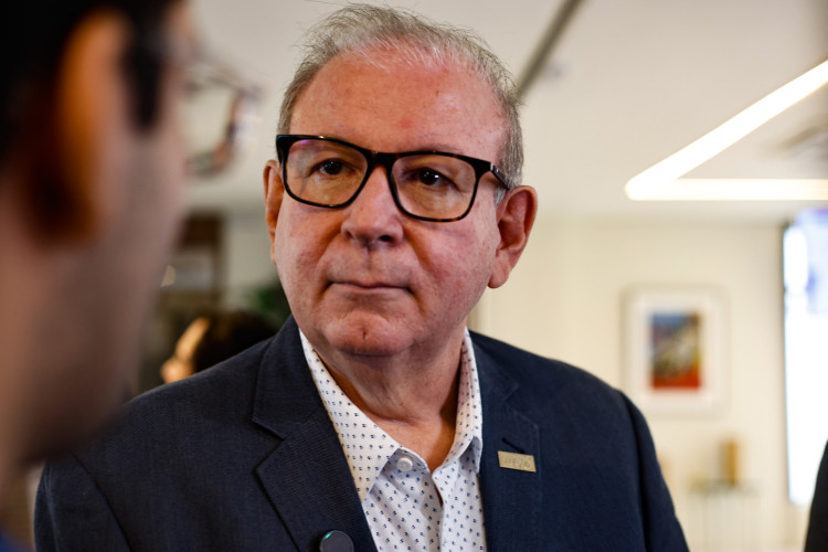 O presidente da Federação das Indústrias do Estado do Ceará (Fiec), Ricardo Cavalcante, destaca expectativa por acordo entre Brasil e Estados Unidos