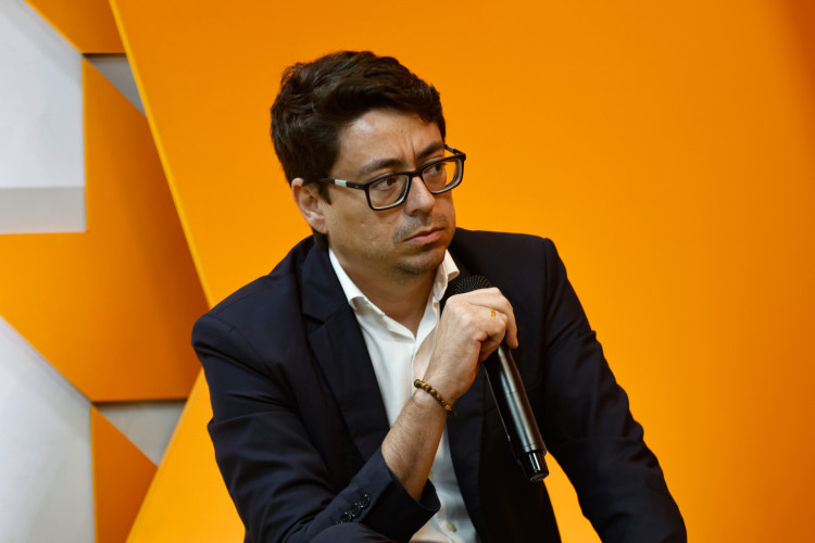 FORTALEZA, CEARÁ,  BRASIL- 04.11.2025:.  Rodger Raniery - Presidente do Ferroviário no Esportes O POVO.  (Daniel Galber/Especial para O POVO)