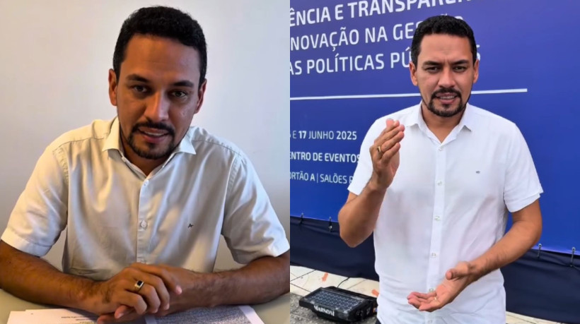 Prefeito de Jaguaribara, Zé Filho Nunes (PSB), foi eleito em 2024 e vem sofrendo ameaças com pichações e mensagens ofensivas