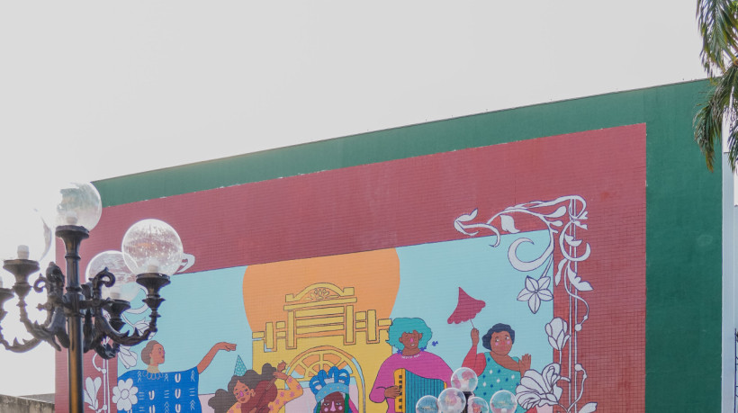 FORTALEZA-CE, BRASIL, 04-11-2025: Reabertura do Teatro Carlos Câmara. Nas fotos, o teatro passa pelos últimos ajustes antes de sua abertura. (Foto: Fernanda Barros/ O Povo) (Foto: FERNANDA BARROS)