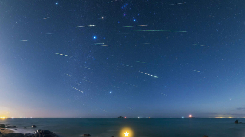 Chuva de meteoros Leonidas registrada da China, em 2022. O fenômeno poderá ser visto novamente em novembro de 2025 por todo Brasil; confira o cronograma astronômico do mês