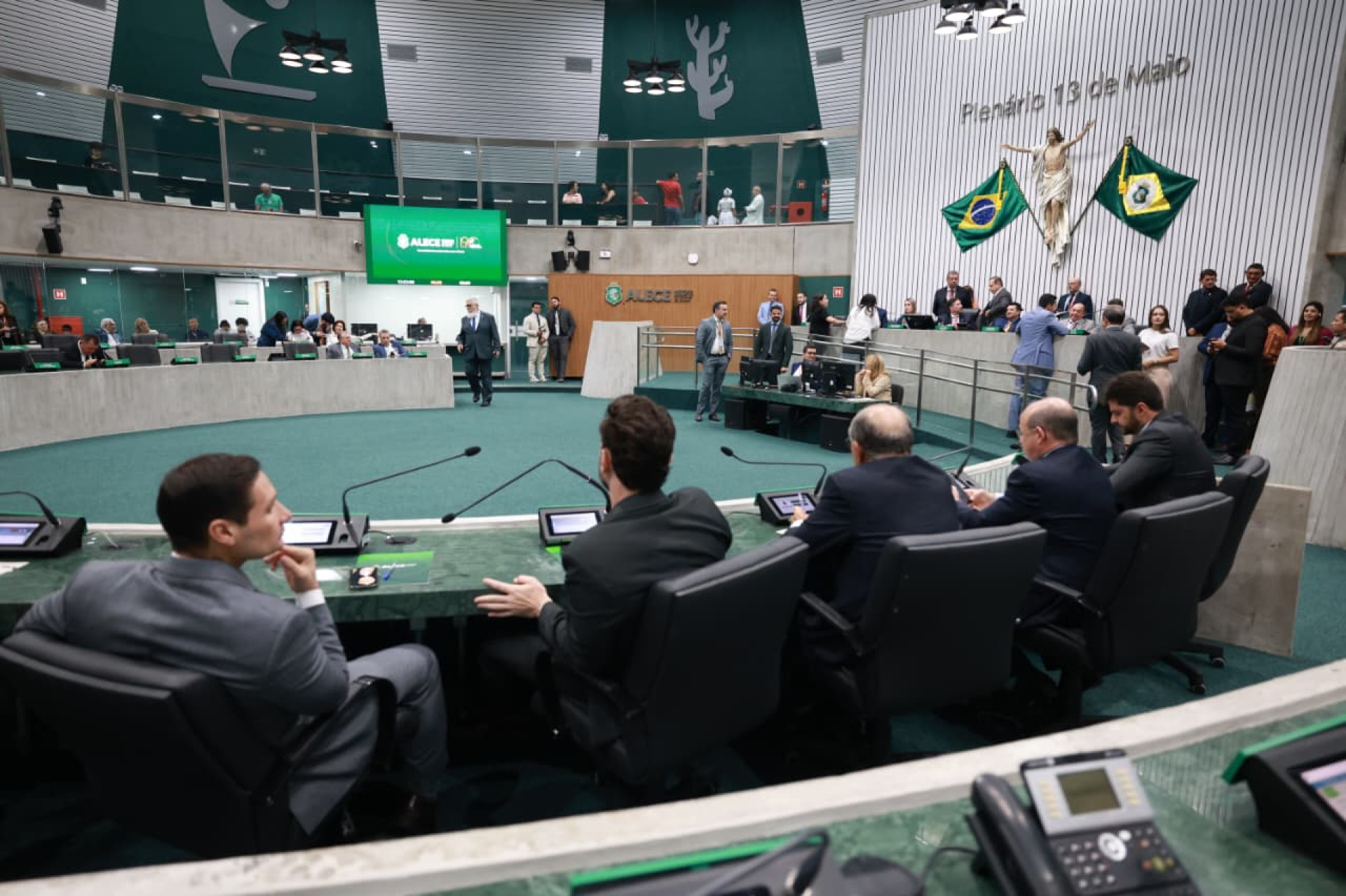 Plenário 13 de Maio da Assembleia Legislativa do Ceará (Alece) (Foto: Junior Pio/Alece)