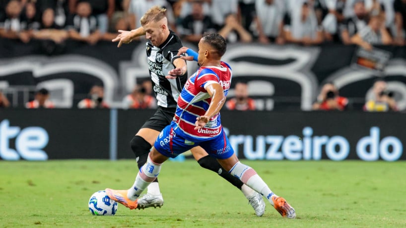 FORTALEZA-CE, BRASIL, 06-11-2025: Pedro Henrique Campeonato Brasileiro Serie A Clássico Rei deu empate entre Fortaleza x Ceará. A partida aconteceu na Arena Castelão. (Foto: Samuel Setubal/ O Povo) 