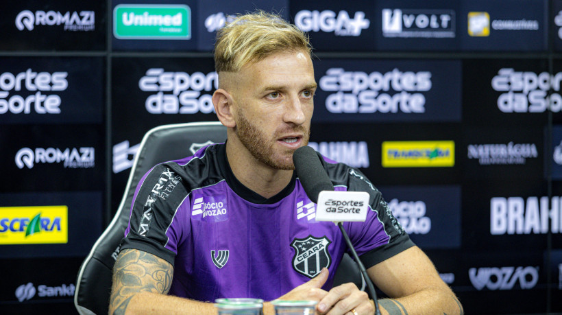 Pedro Henrique durante Coletiva em Porangabuçu