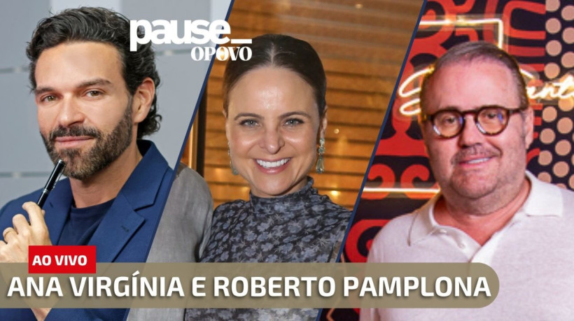 Ana Virgínia Furlani e Roberto Pamplona Jr. são os convidados do Pause nesta sexta-feira, 7 de novembro