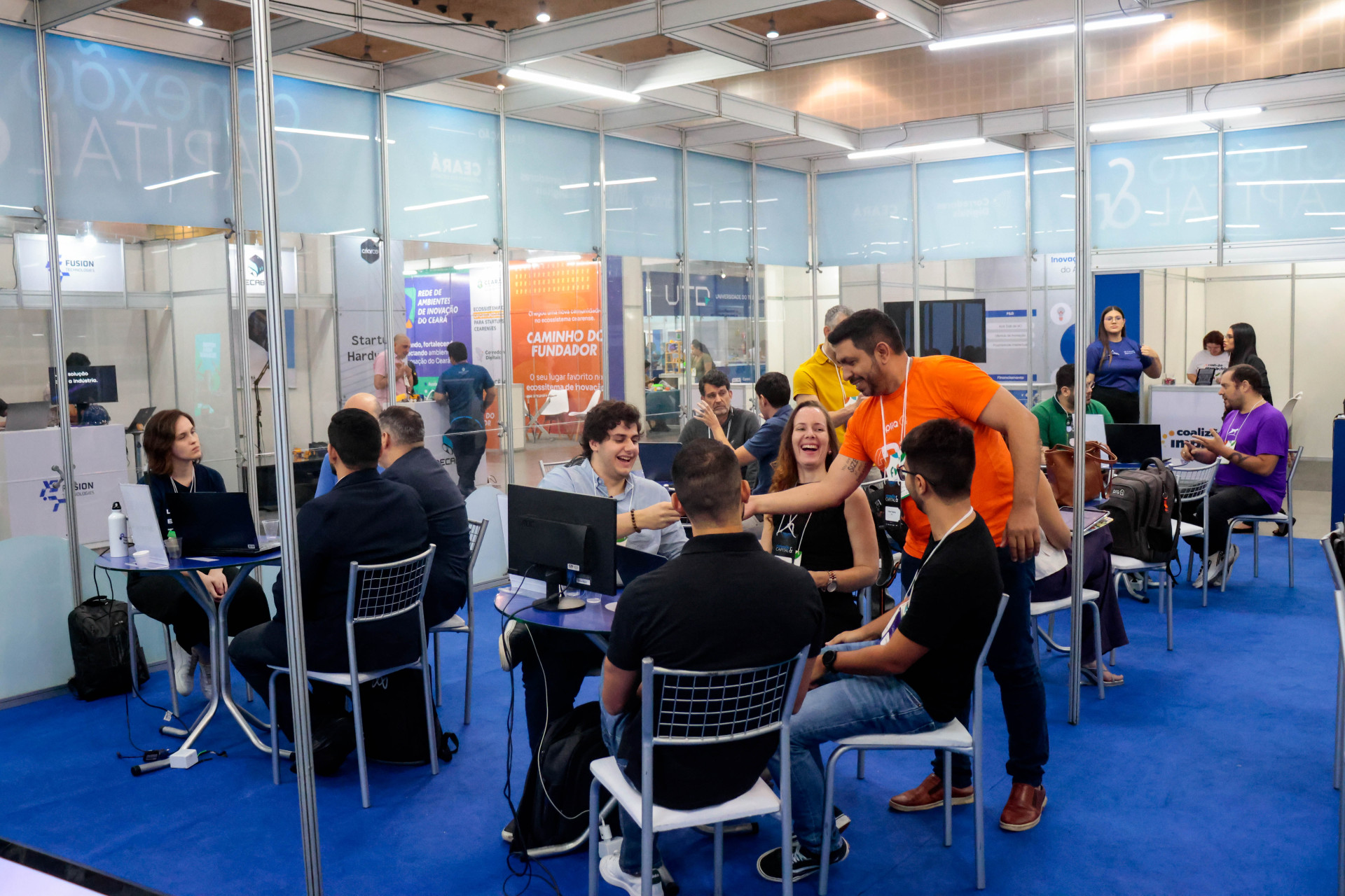 ￼CONEXÃO & Capital realizou 127 rodadas 
de negócios em três dias (Foto: Samuel Setubal)