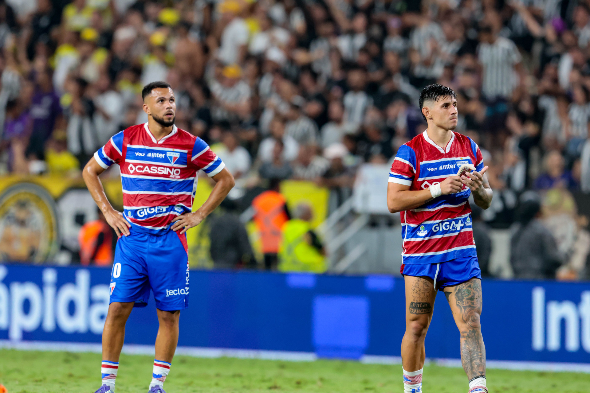 Empate do Ceará no fim 
dificultou meta do Fortaleza (Foto: Samuel Setubal)
