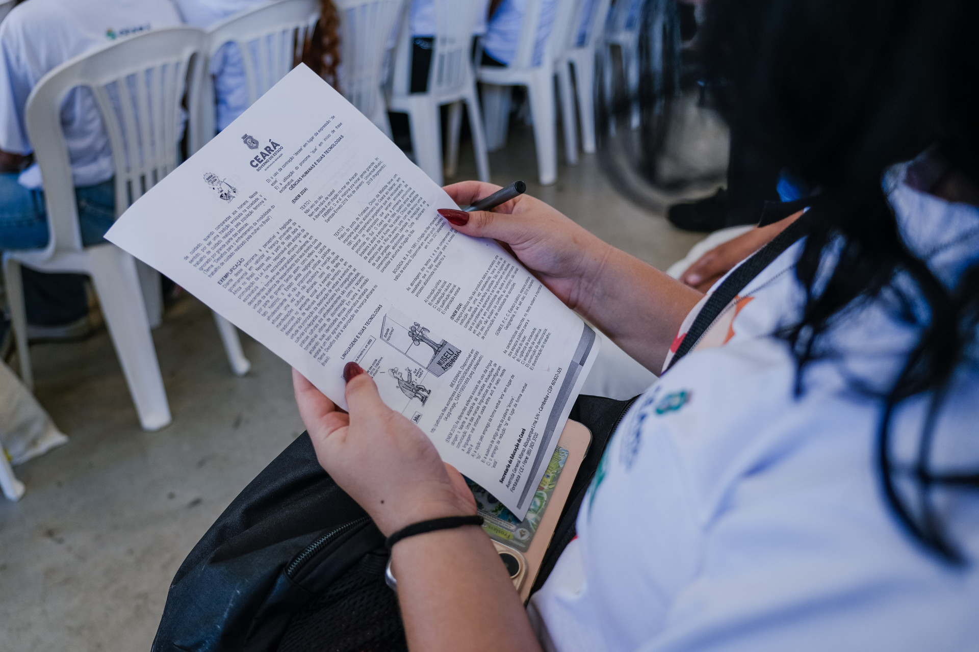 O Enem 2025 será realizado nos dias 9 e 16 de novembro (Foto: Fernanda Barros / O POVO)