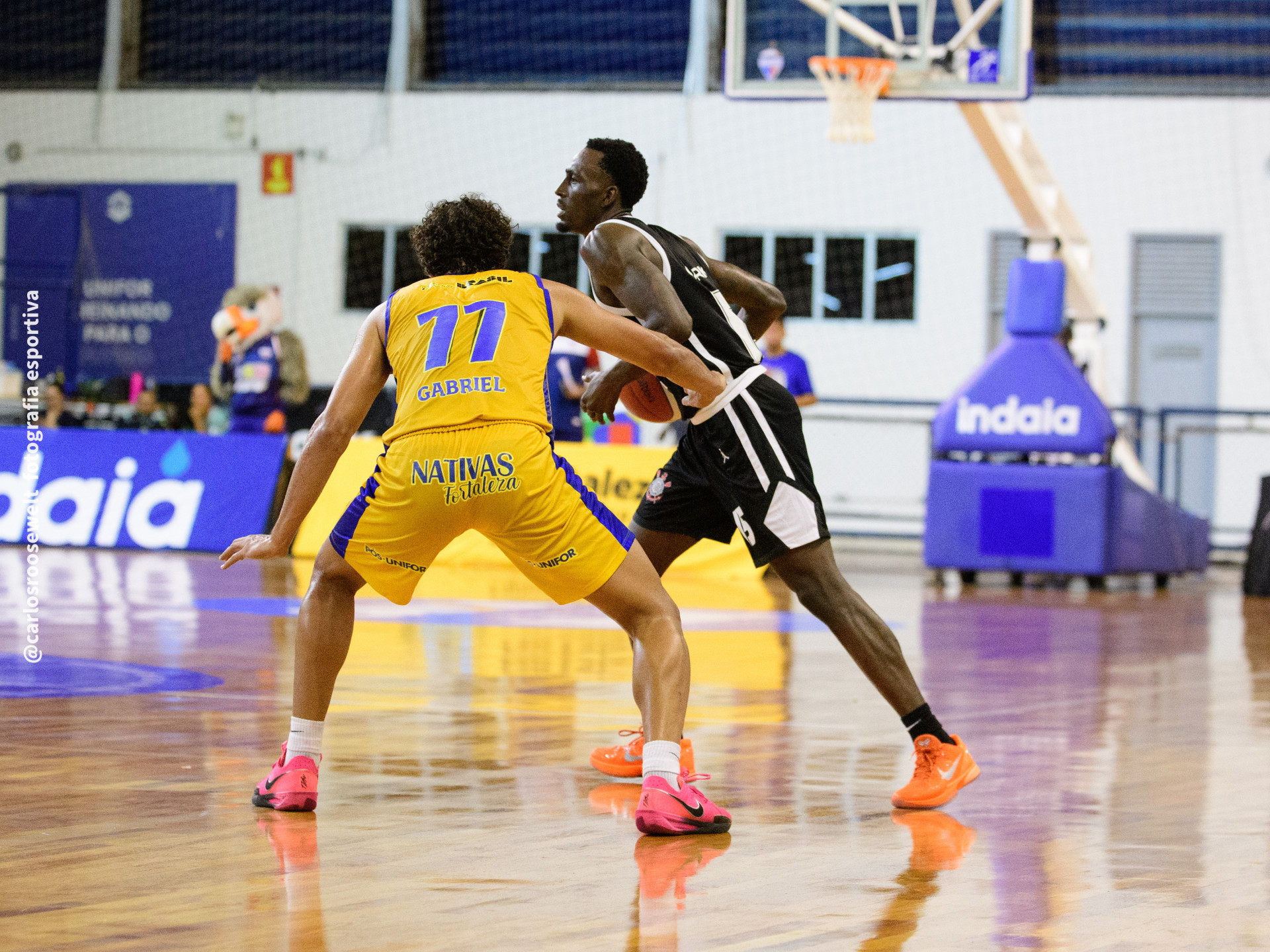 Fortaleza Basquete Cearense perdeu em casa para o Corinthians pelo NBB 2025–2026 (Foto: Carlos Roosewelt/FBC)