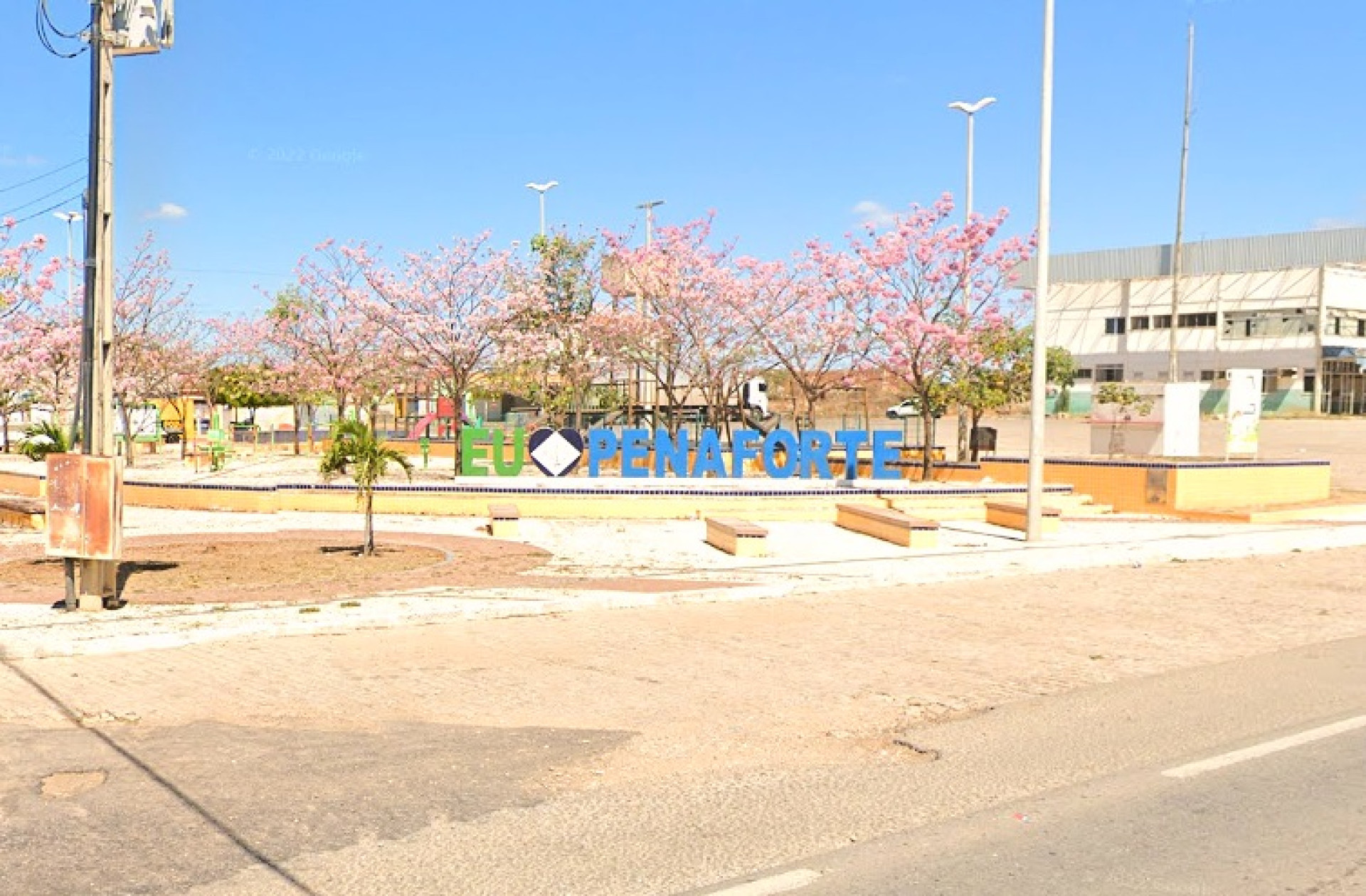 Cidade registrou as maiores temperaturas do Ceará em 2025 (Foto: Reprodução/Google Street View)