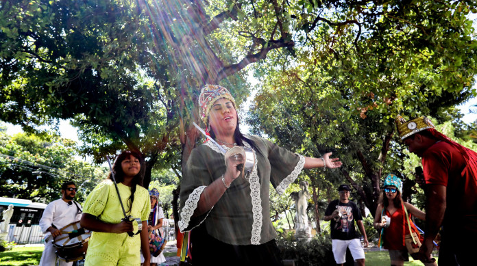  Reisado Brincantes Cord&atilde;o do Caro&aacute; se apresentam na Edi&ccedil;&atilde;o especial do&nbsp;UFC de Portas Abertas. A fotografia &eacute; finalista do pr&ecirc;mio