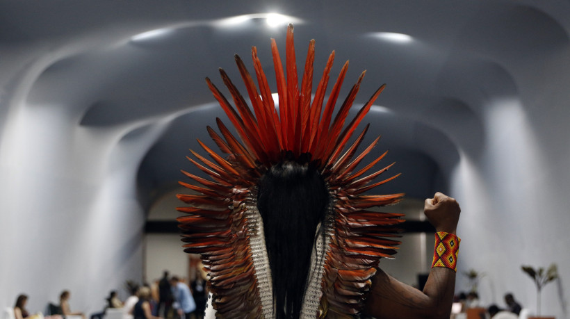  Mulher indígena na 30⁠ª Conferência das Partes da Convenção-Quadro das Nações Unidas sobre a Mudança do Clima, na COP30