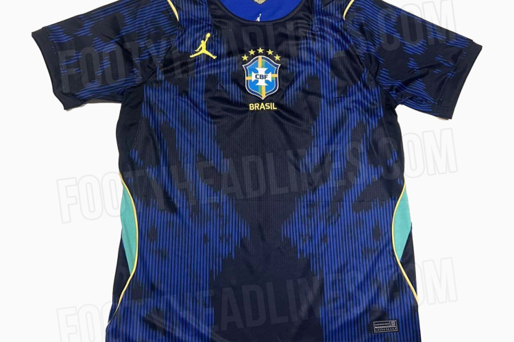 Segundo uniforme da sele&ccedil;&atilde;o brasileira na Copa de 2026 ser&aacute; azul e preto