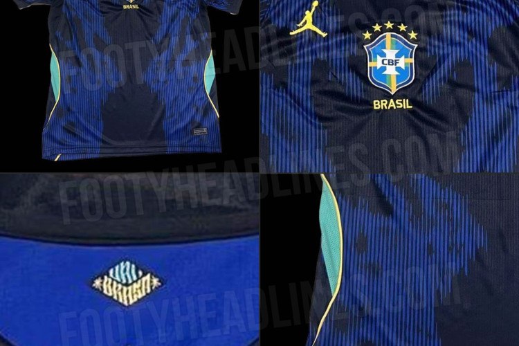 Segundo uniforme da sele&ccedil;&atilde;o brasileira na Copa de 2026 ser&aacute; azul e preto