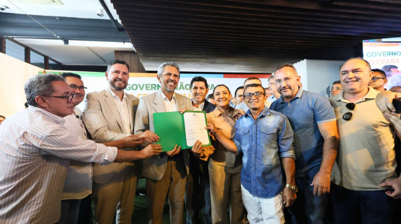 46 municípios no Ceará serão beneficiados com abastecimento de água e ampliação da rede rural