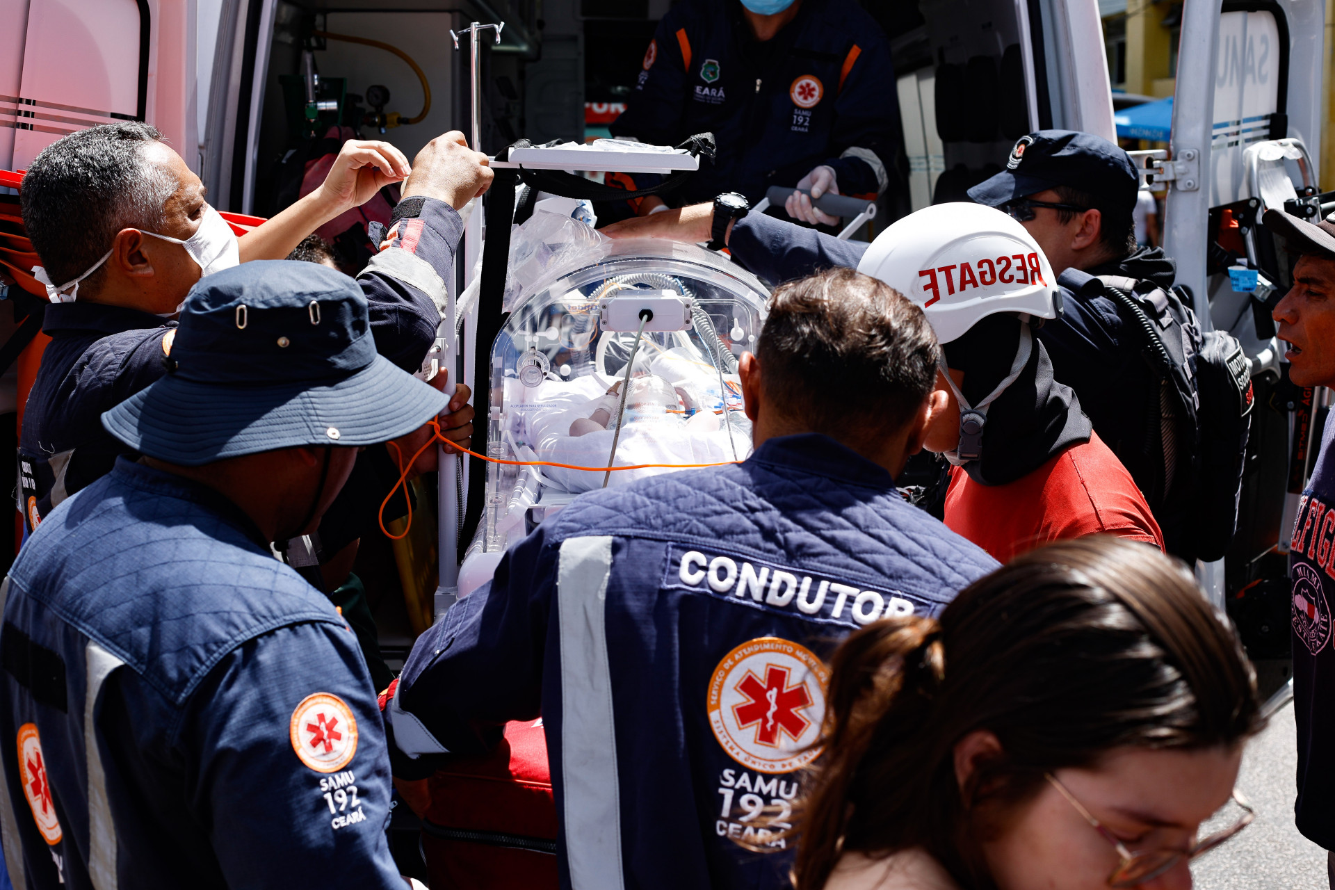 SEGUNDO a Sesa, não houve nenhum ferido no incidente (Foto: Daniel Galber/Especial para O POVO)