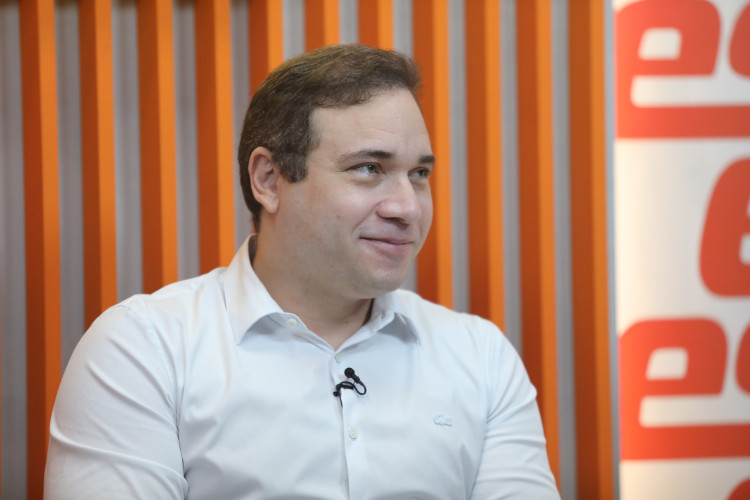 FORTALEZA, CEARÁ, BRASIL,14.11.2025: Aroldo Martins, dirigente do Ceará no Esportes O POVO.   (foto: Fabio Lima/OPOVO).