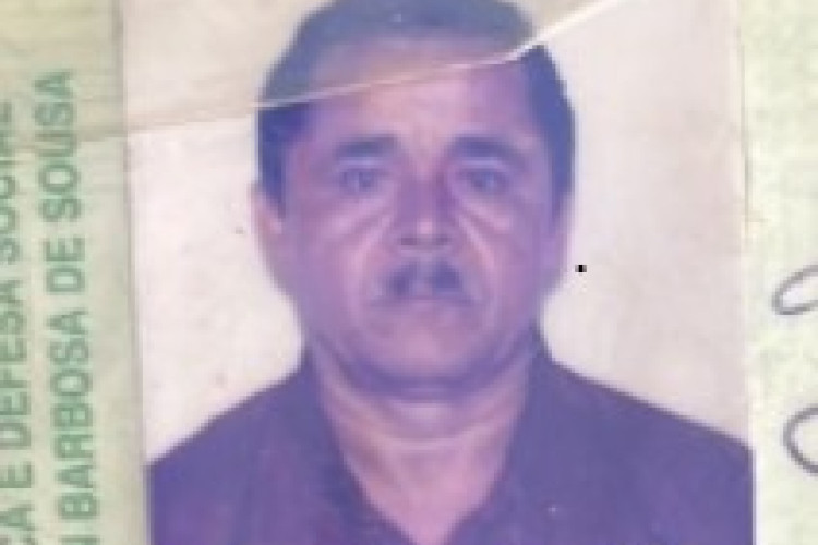 Vítima de latrocínio de 71 anos de idade 