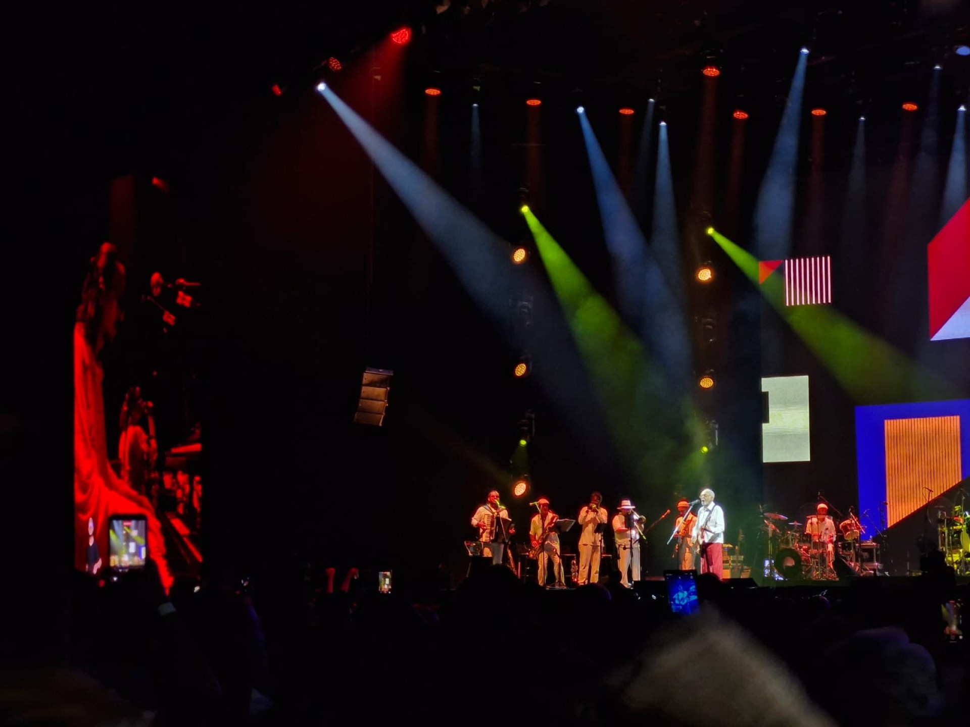 Primeiro show da turn&ecirc; Tempo Rei, de Gilberto Gil, em Fortaleza