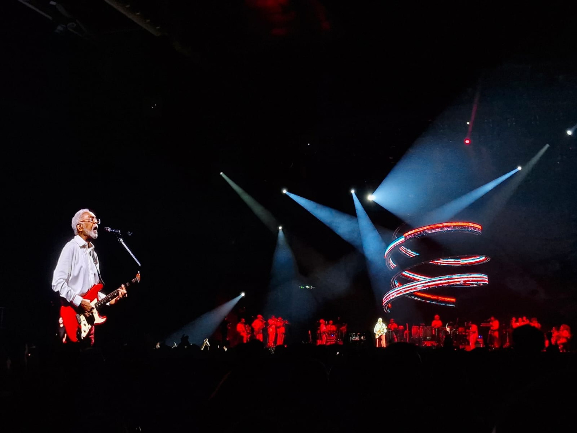 Primeiro show da turnê Tempo Rei, de Gilberto Gil, em Fortaleza (Foto: Líllian Santos)