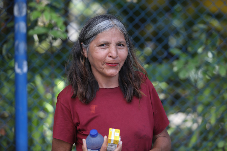 Odaisa Silva de Sousa, 52, no segundo dia do Enem na Unifor