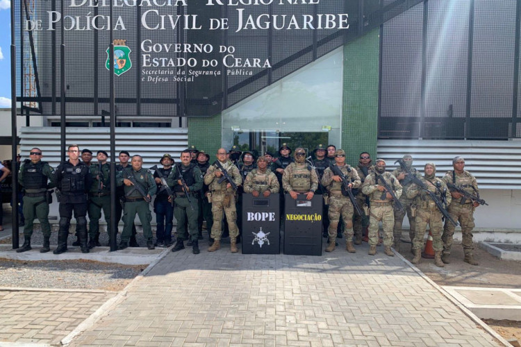 A ação contou com o apoio da Coordenadoria Integrada de Operações Aéreas (Ciopaer) da Secretaria da Segurança Pública e Defesa Social (SSPDS)