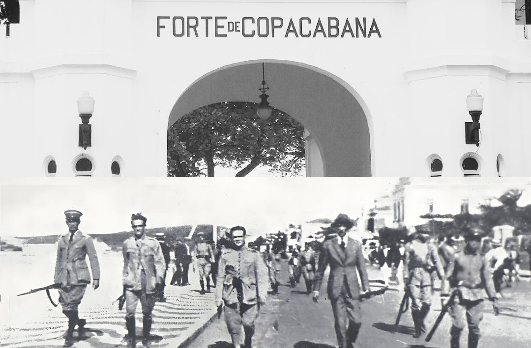 Como, por exemplo, a Revolta dos 18 do Forte em 5 de julho de 1922, quando jovens oficiais do Exército liderados por Siqueira Campos e Euclides Hermes da Fonseca, filho do Marechal Hermes da Fonseca, se rebelaram contra o governo da República Velha, em protesto contra a eleição de Artur Bernardes.

