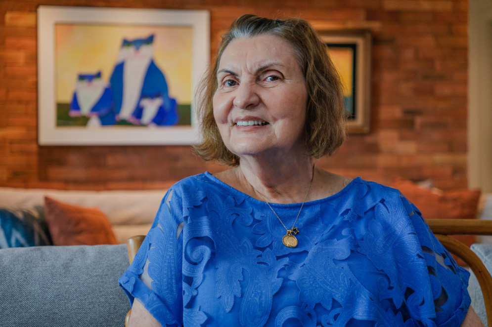 Filha de educadores, Célia Luna fundou o Canarinho em 1971(Foto: FERNANDA BARROS)