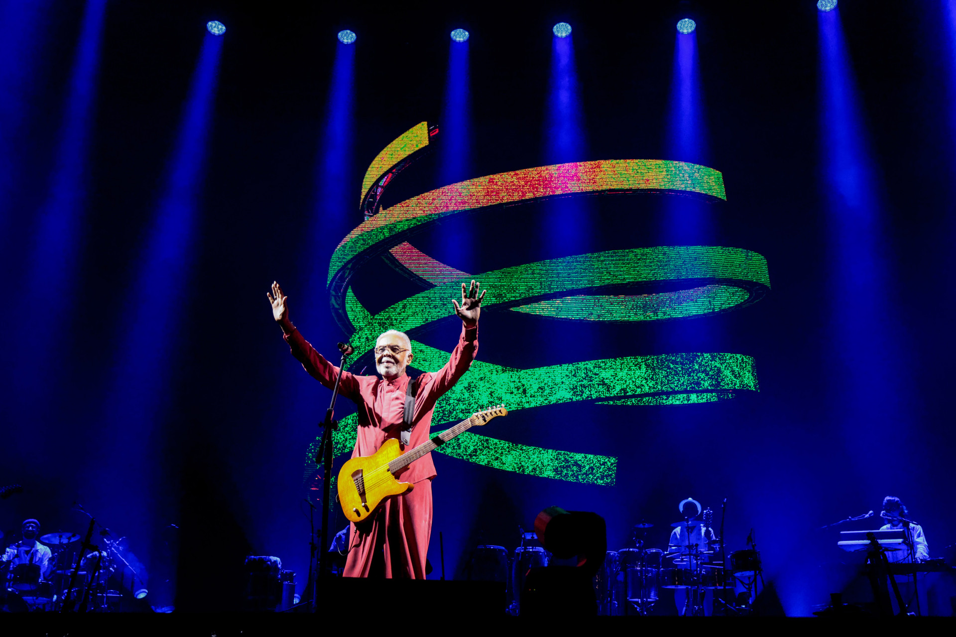 FORTALEZA, CEARÁ, BRASIL, 17-11-2025: Ultima Turne Tempo Rei de Gilberto Gil no CFO. (Foto: Samuel Setubal/ O Povo) (Foto: Samuel Setubal)