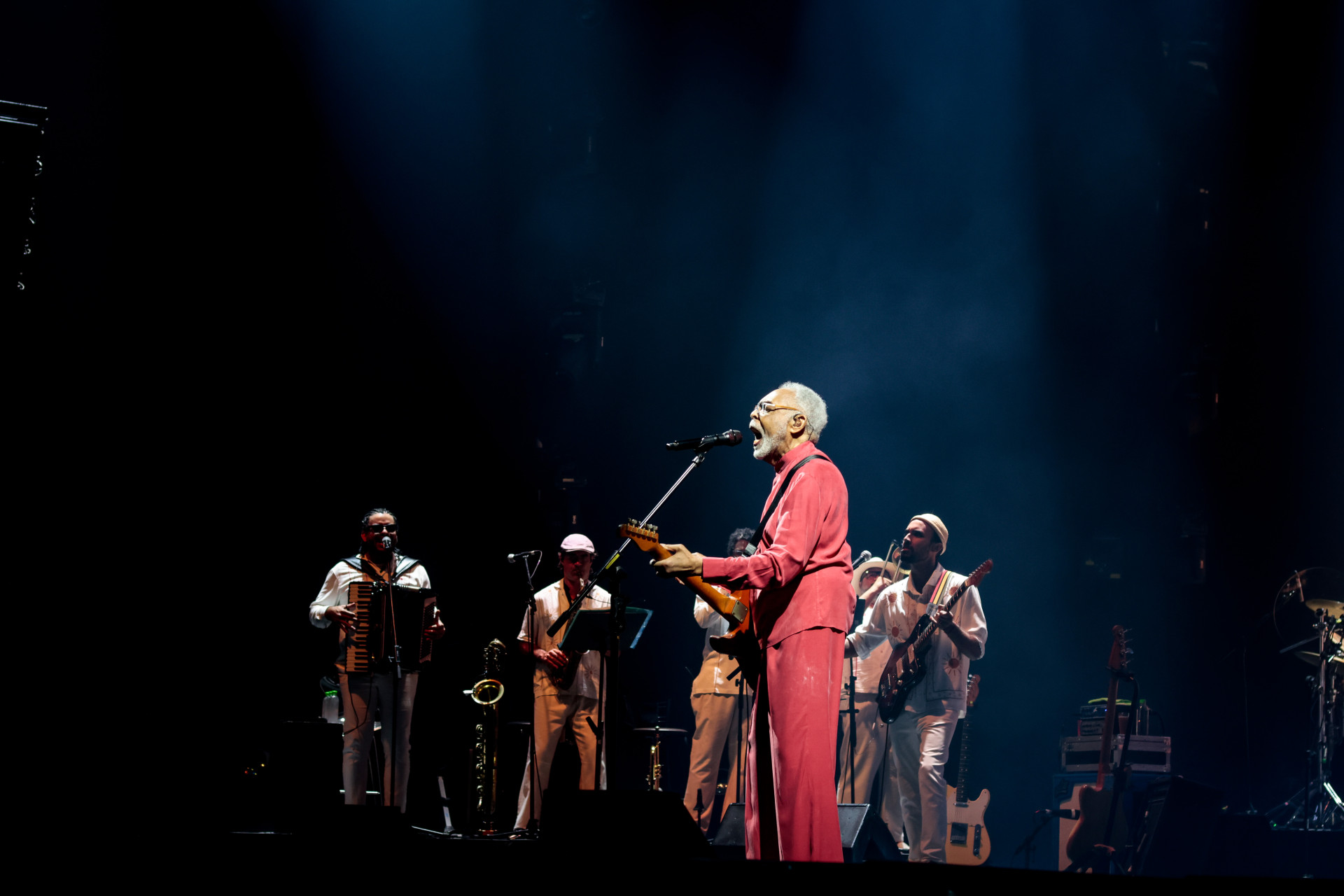 FORTALEZA, CEARÁ, BRASIL, 17-11-2025: Ultima Turne Tempo Rei de Gilberto Gil no CFO. (Foto: Samuel Setubal/ O Povo) (Foto: Samuel Setubal)