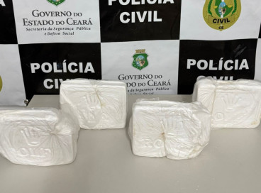 As drogas estavam acomodadas em um carro 