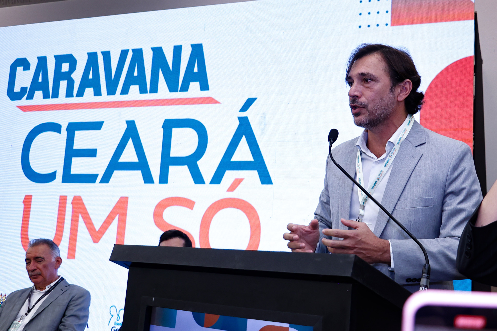 FORTALEZA, CEARÁ,  BRASIL- 18.11.2025:. Guilherme Sampaio - Deputados Estadual. Caravana  Ceará um só, evento da Seplag. (Daniel Galber/Especial para O POVO) (Foto: DANIEL GALBER/ESPECIAL PARA O POVO)