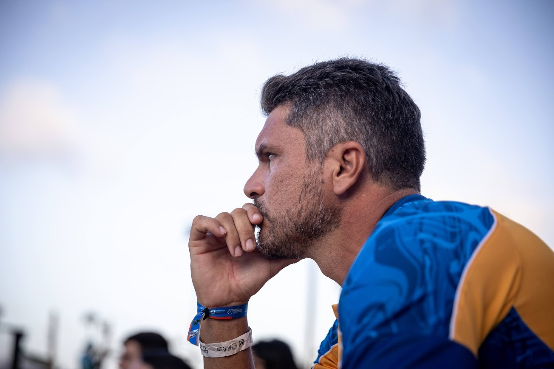 Tiago Carvalho durante Copa das Federações de Beach Tennis 2024 (Foto: Stephan Eliert/Divulgação/Coach Tiago Carvalho)